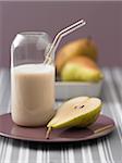 Pear milk shake