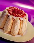Summer fruit Charlotte