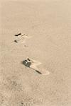 Footprints in sand