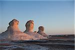 Rock Formations, désert blanc, désert de Libye, Égypte