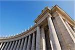 St. Peter Basilika Kolonnade, Saint Peter's Square, Vatikanstadt, Rom, Italien