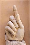 Hand From Statue of Emperor Constantine, Capitoline Museums, Piazza del Campidoglio, Rome, Italy