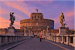 Château Saint-Ange et Ponte Sant ' Angelo, Rome, Lazio, Italie