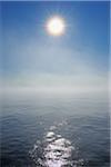 Soleil et la mer du Groenland, l'océan Arctique, l'Arctique, l'océan