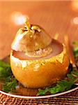 Compote de poire au foie gras