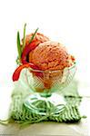 Red pepper ice cream