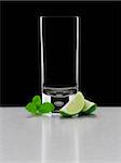 Verre vide pour un Mojito