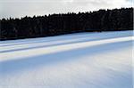 Winter Landscape near Villingen-Schwenningen, Black Forest, Baden-Wurttemberg, Germany