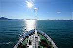 Expedition Schiff im Meer, Svalbard, Spitzbergen, Norwegen