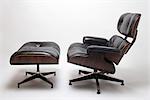 Eames Lounge Chair (670) and Ottoman (671), 1956 for Herman Miller. Designer: Charles and Ray Eames