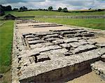 North Leigh Roman Villa. The north west range.