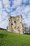 Peveril Castle. Keep from north east.