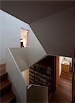 House in Musashiseki, Private House, View of the stair well. Architects: Yasushi Horibe Architect