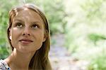 Young woman in nature, portrait