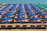 Beach at Cattolica, Adriatic coast, Emilia-Romagna, Italy, Europe