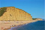 East Cliff, West Bay, Dorset, Jurassic Coast, UNESCO World Heritage Site, England, United Kingdom, Europe