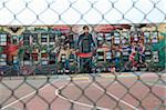 Mural, Cesar Chavez Elementary School, Mission District, Mission, San Francisco, California, United States of America, North America