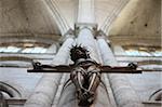 Crucifix, cathédrale Saint-Etienne, Sens, Yonne, Bourgogne, France, Europe