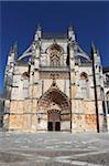 The Gothic-Manueline style Batalha Abbey (Mosteiro de Santa Maria da Vitoria), UNESCO World Heritage Site, Batalha, Estremadura, Portugal, Europe