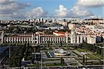 The Manueline Hieronymites Monastery, UNESCO World Heritage Site, on Empire Square, Belem, Lisbon, Portugal, Europe