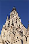 Flèche de la fin gothique Grote Kerk (Onze Lieve Vrouwe Kerk) (église Notre-Dame) à Breda, Noord-Brabant, Pays-Bas, Europe