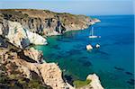 Firopotamos, Milos, Cyclades, îles grecques, mer Égée, en Grèce, Europe