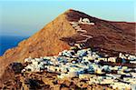 Panagia Kimissis monastery, Kastro, The Chora village, Folegandros, Cyclades Islands, Greek Islands, Aegean Sea, Greece, Europe