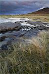 A view of the village of Sanna bay on the Ardnarmurchan peninsula, Sanna Bay, Argyll, Scotland, United Kingdom, Europe