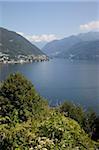 Blick auf den Comer See, Lombardei, italienische Seen, Italien, Europa