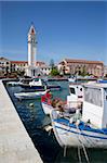 Port et les bateaux, Zakynthos Town, Zakynthos, îles Ioniennes, îles grecques, Grèce, Europe