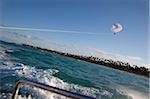 Paragliding, Bavaro Beach, Punta Cana, Dominikanische Republik, Karibik, Karibik, Mittelamerika