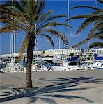 Die Marina, Yasmine Hammamet, Cap Bon, Tunesien, Nordafrika, Afrika