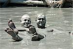 Dalyan mud baths, Dalyan, Anatolia, Turkey, Asia Minor, Eurasia