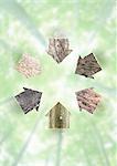 Image of natural houses