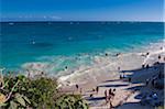 Strand bei Tulum, Riviera Maya, Quintana Roo, Mexiko