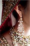 Close-Up of Bride's Earring