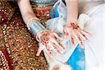 Mendhi on Girl's Hands