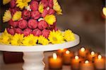 Macaroons and Yellow Flowers