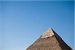 Top of Pyramid at Giza, Cairo, Egypt
