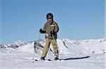 Boy Skiing, La Foux d'Allos, Allos, France