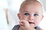 Portrait of  baby, indoors