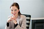 Businesswoman sitting in an office