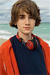 Portrait of a boy on the beach