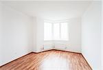 the empty white room with window