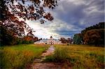 Desolate old mansion, Vladimir region, Russia