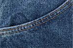 Worn blue denim jeans texture, background