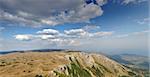 Panorama of Karabie plateau. Crimea. Ukraine