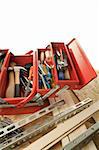 Construction materials and tool box.