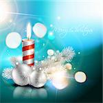 beautiful blue christmas design vector illustration