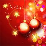 beautiful glowing merry christmas background